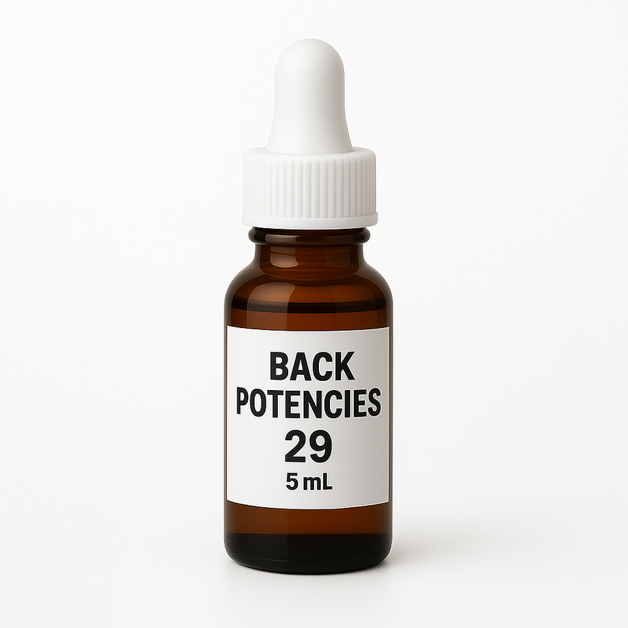 Back Potencies 29 ( 5ML-38 Medicines)