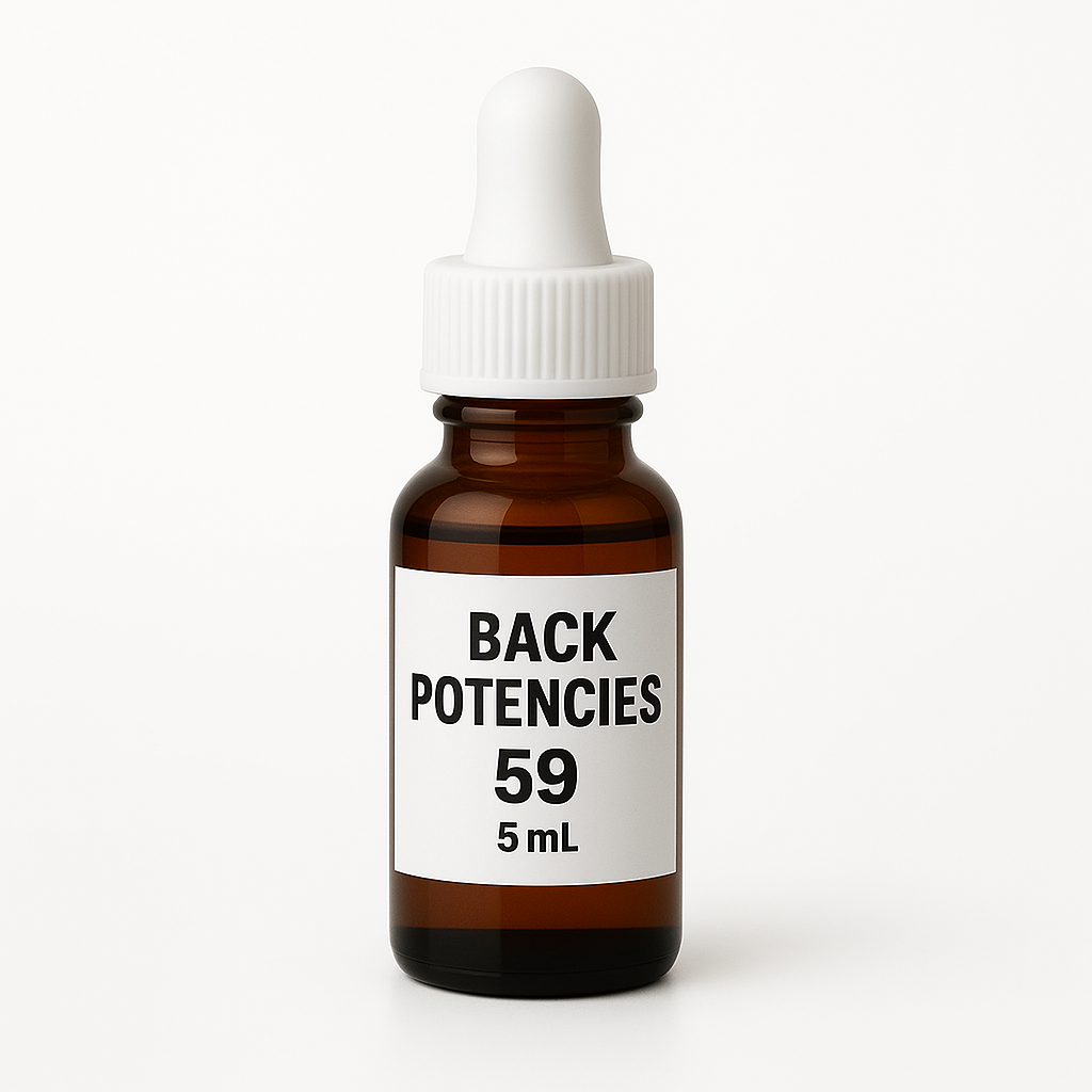 Back Potencies 59 ( 5ML-38 Medicines)