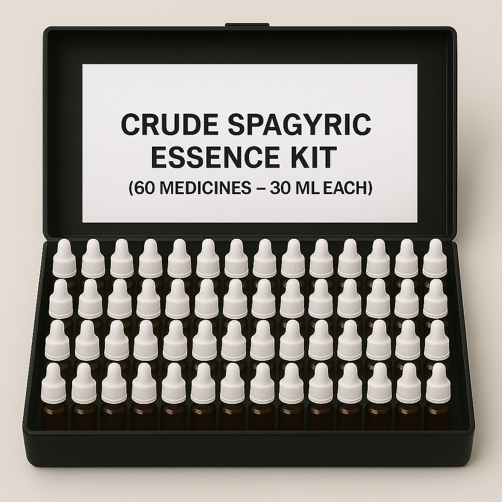 Crude Spagyric Essence 30ML (60 Medicines kit)