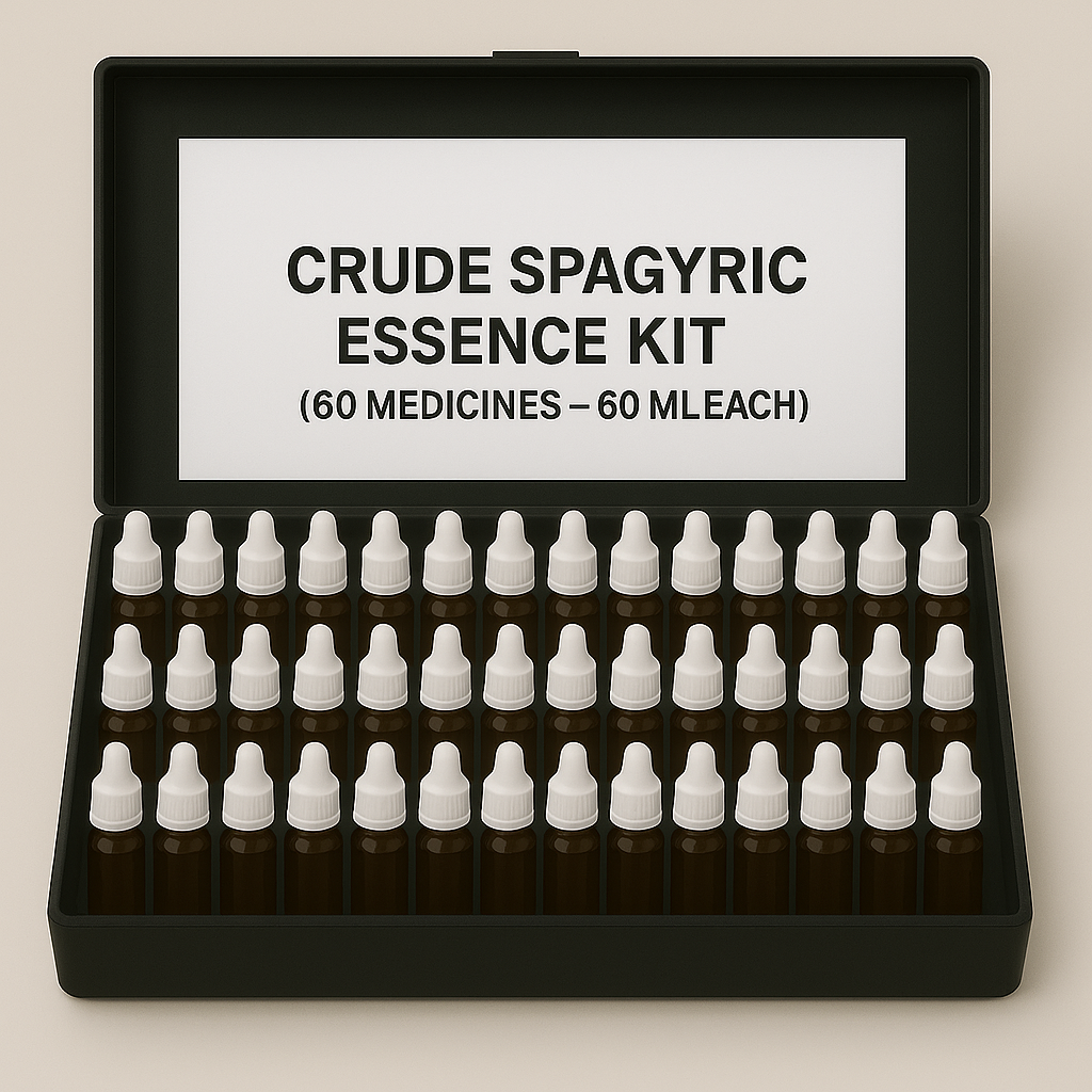 Crude Spagyric Essence 60ML (60 Medicines kit)