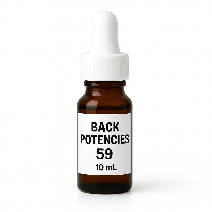 Back Potencies 59 (10ML-60 Medicines)