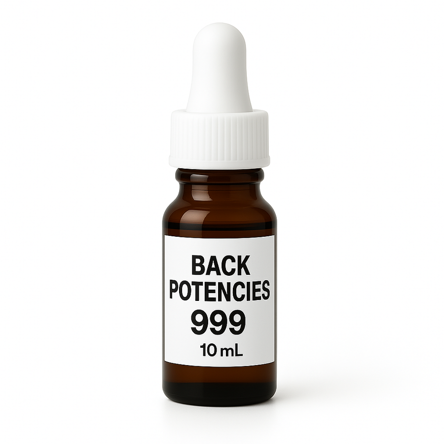 Back Potencies 999 (10ML-60 Medicines)
