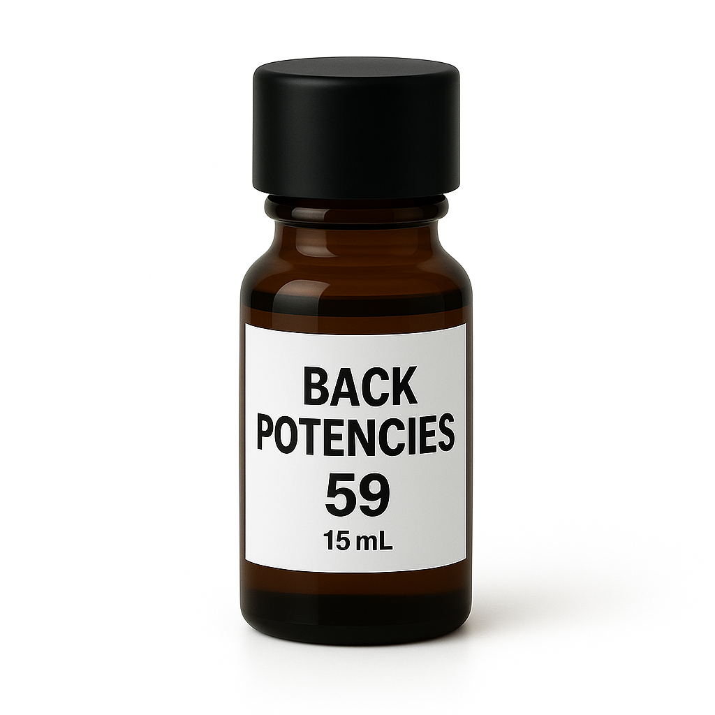 Back Potencies 59 (15ML-60 Medicines)