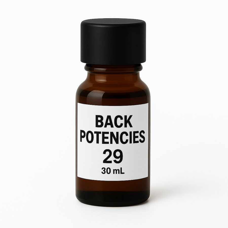 Back Potencies 29 (30ML-60 Medicines)